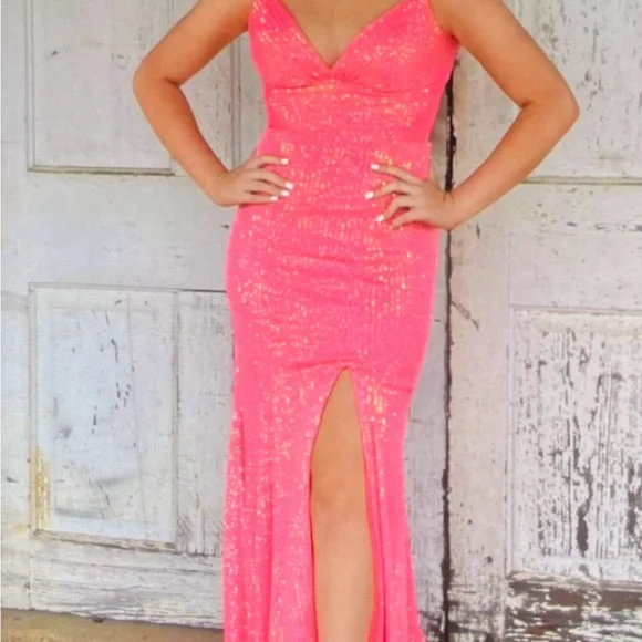 Sherri Hill | Dresses | Pink Sherri Hill Prom Dress | Poshmark
